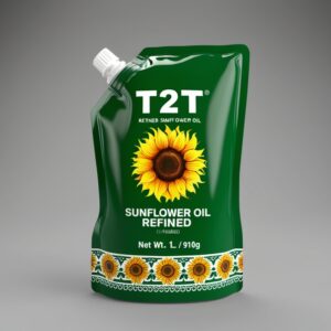 t2t Refined Sunflower Oil 1 L (Pouch)