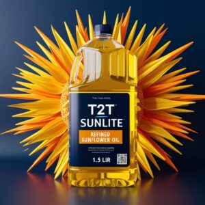 t2t Refined Sunflower Oil 15 L (Jar)