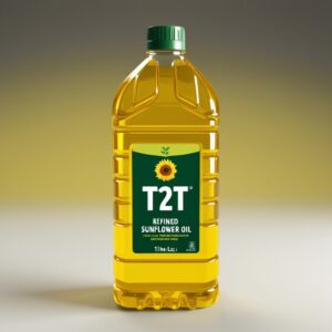 t2t Refined Sunflower Oil Bottle - 1L